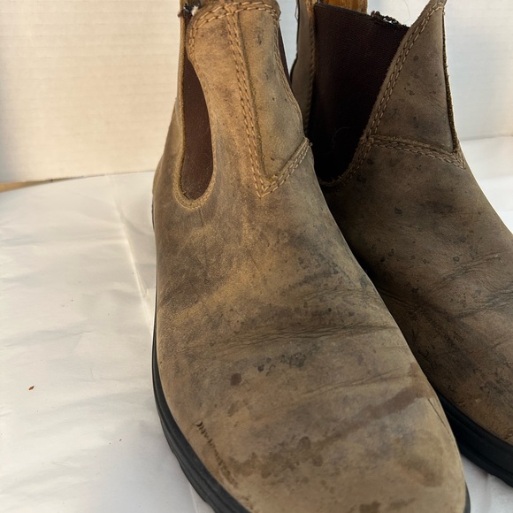 Blundstone Classic Chelsea Rustic Brown Leather Boots Durability & Comfort - Picture 3 of 14